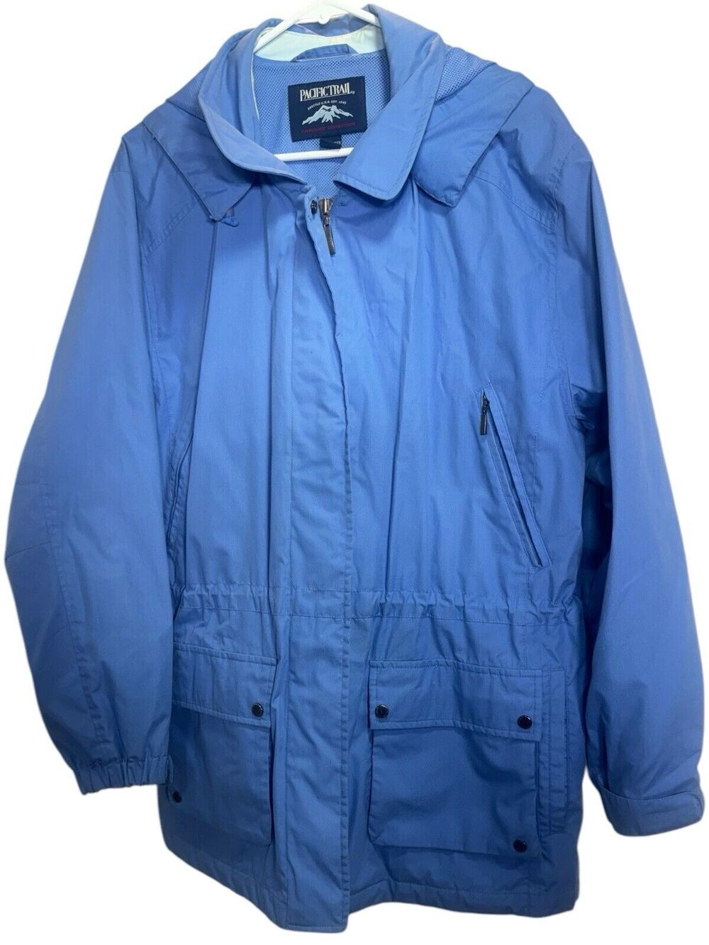 Pacific Trail Women's Jacket Light Blue Size Large Windbreaker